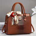 Women's Messenger Handbag – High Capacity | PU Leather Shoulder Bag
