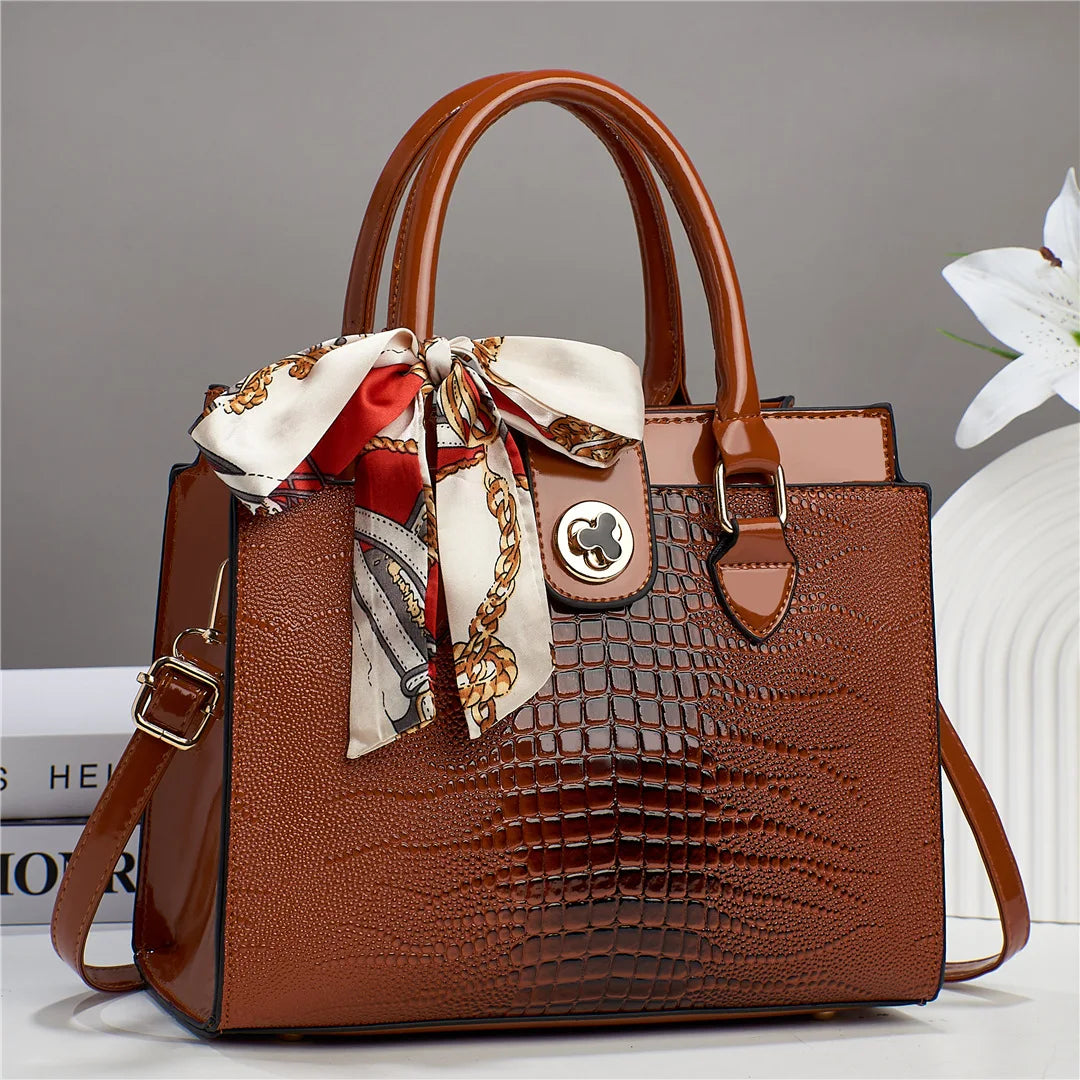 Women's Messenger Handbag – High Capacity | PU Leather Shoulder Bag