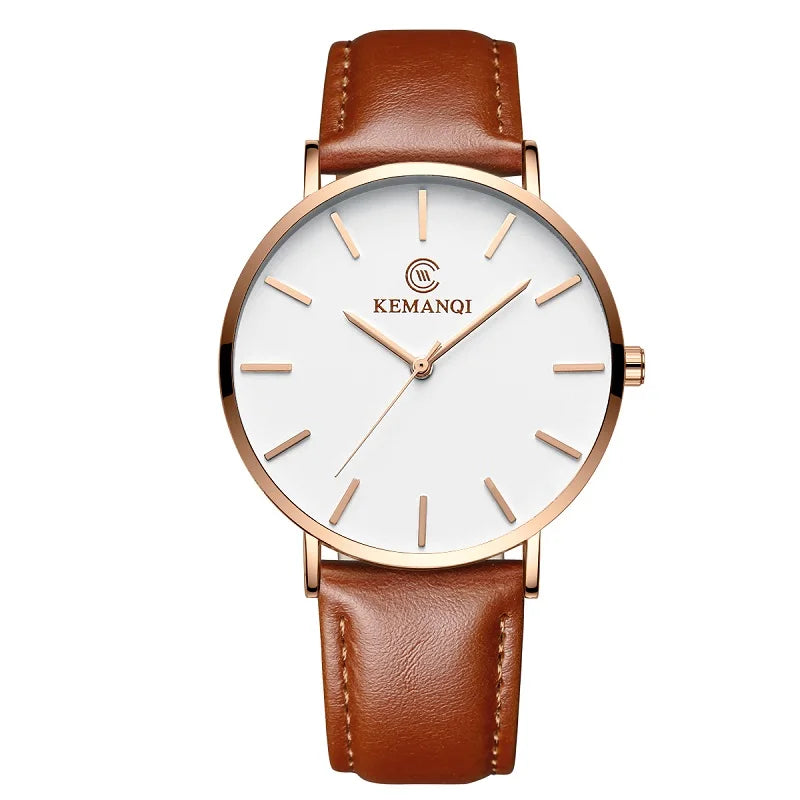 Ultra-Thin Men's Quartz Dress Watch