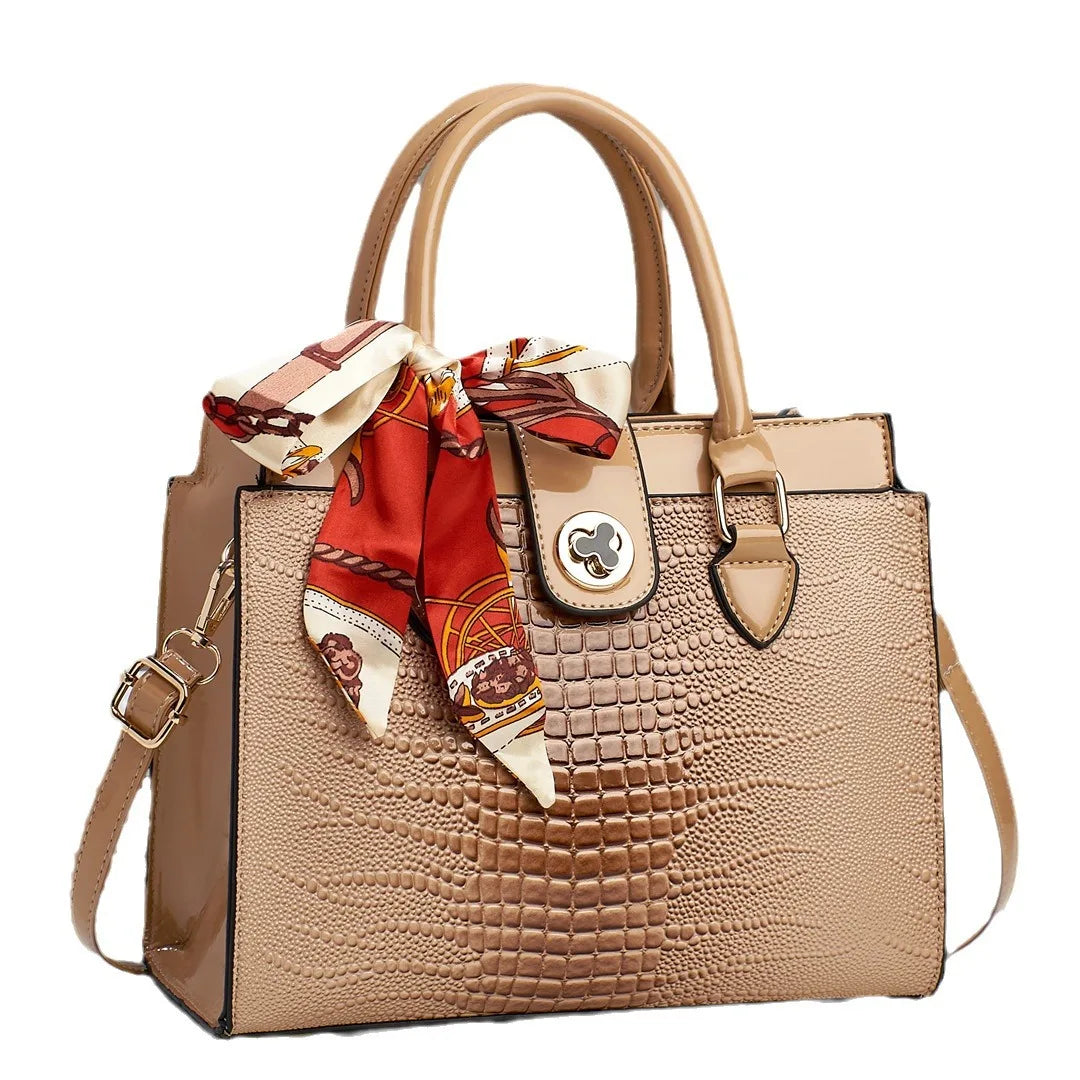 Women's Messenger Handbag – High Capacity | PU Leather Shoulder Bag