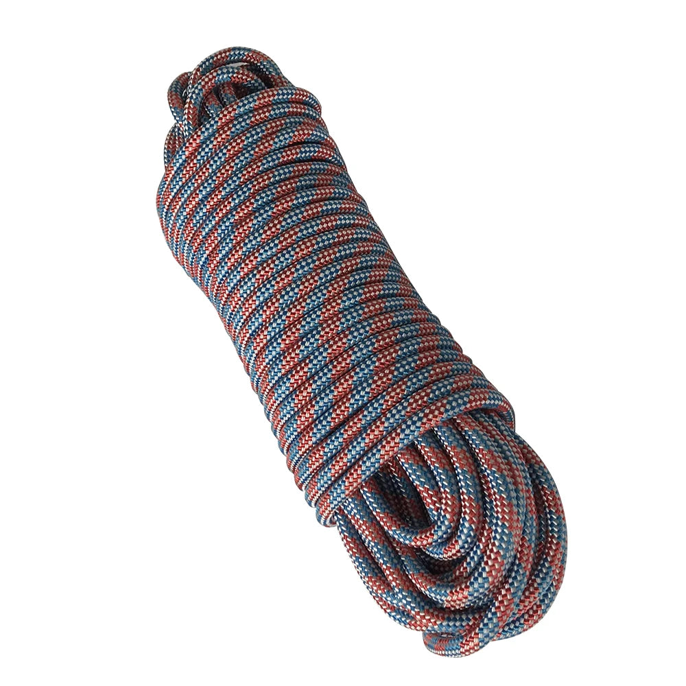 9mm High-Strength Nylon Climbing Rope – 10M to 40M, 500kg Load