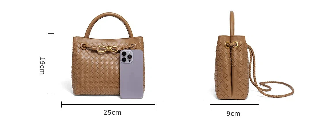 Women's Woven Handbag – Adjustable Shoulder Strap | Crossbody & Handheld