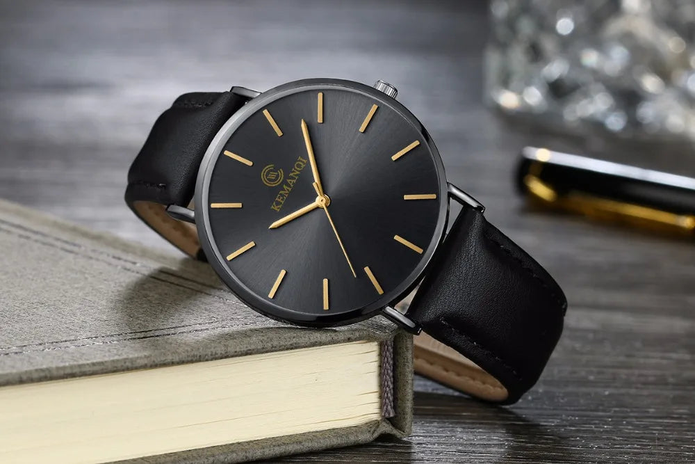 Ultra-Thin Men's Quartz Dress Watch