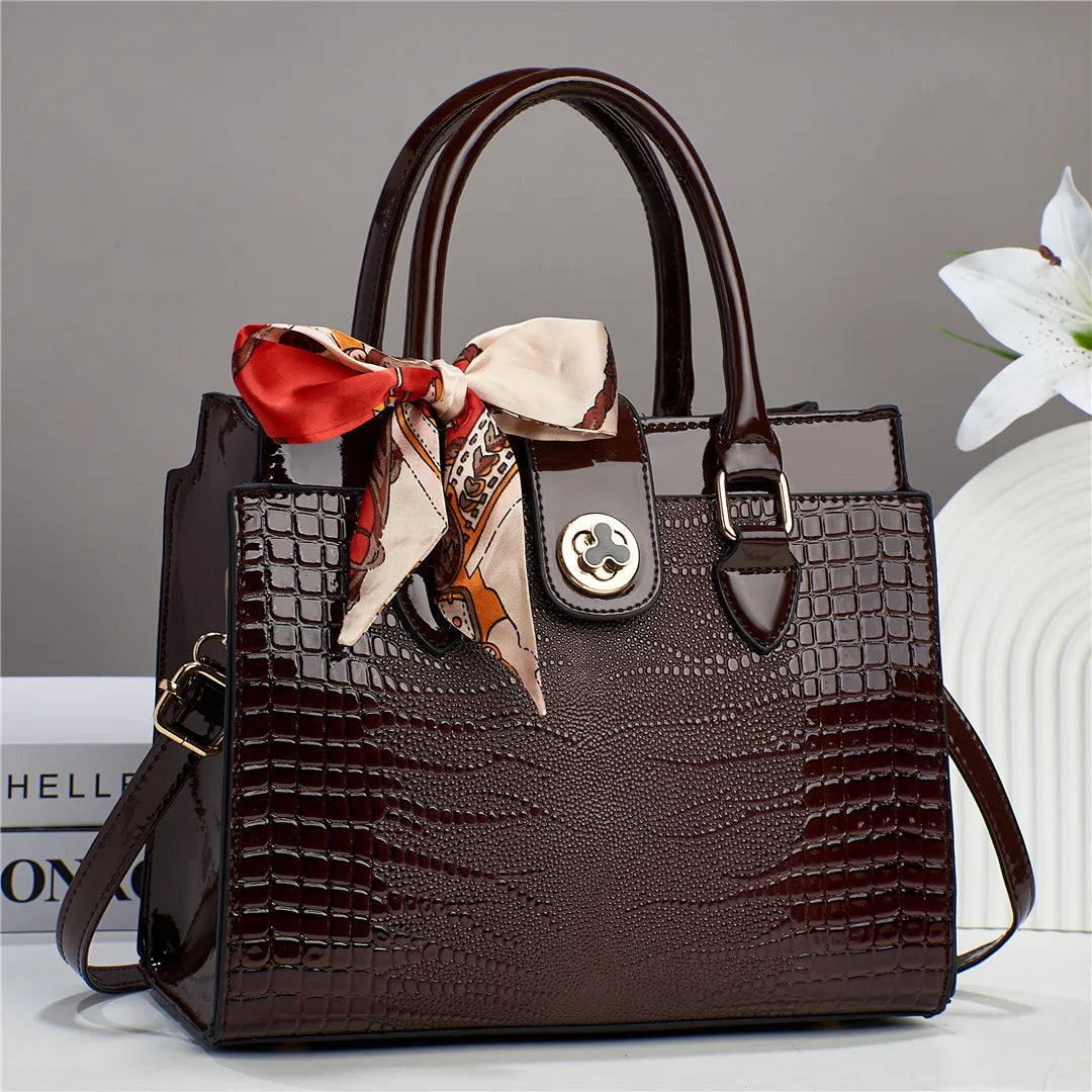 Women's Messenger Handbag – High Capacity | PU Leather Shoulder Bag