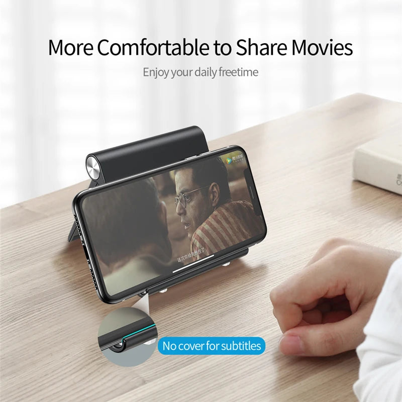 Universal Phone & Tablet Desk Stand – Adjustable Holder for iPhone, Samsung & More