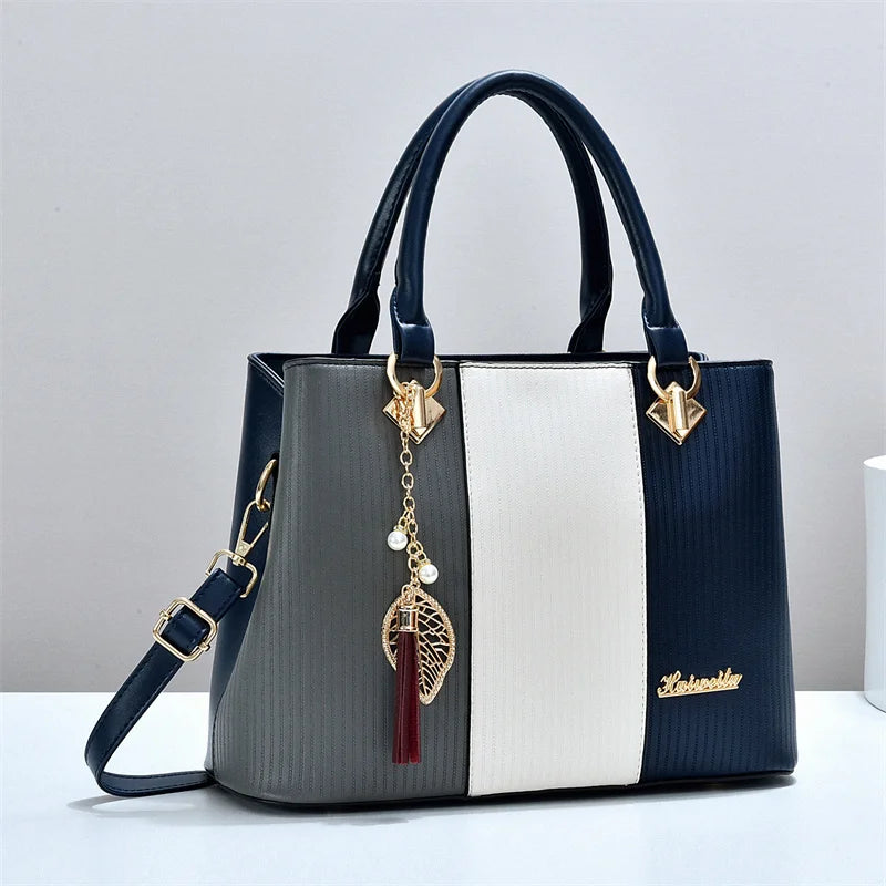 Women's PU Leather Tote Handbag – Large Capacity | Crossbody Shoulder Bag