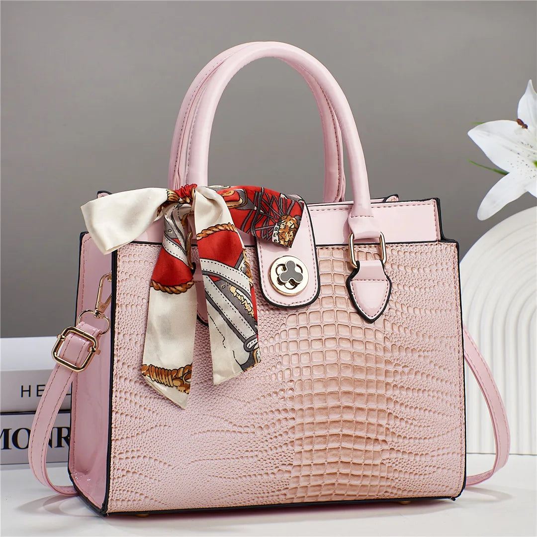 Women's Messenger Handbag – High Capacity | PU Leather Shoulder Bag