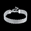 925 Sterling Silver Woven Bracelet — Fashion Chain