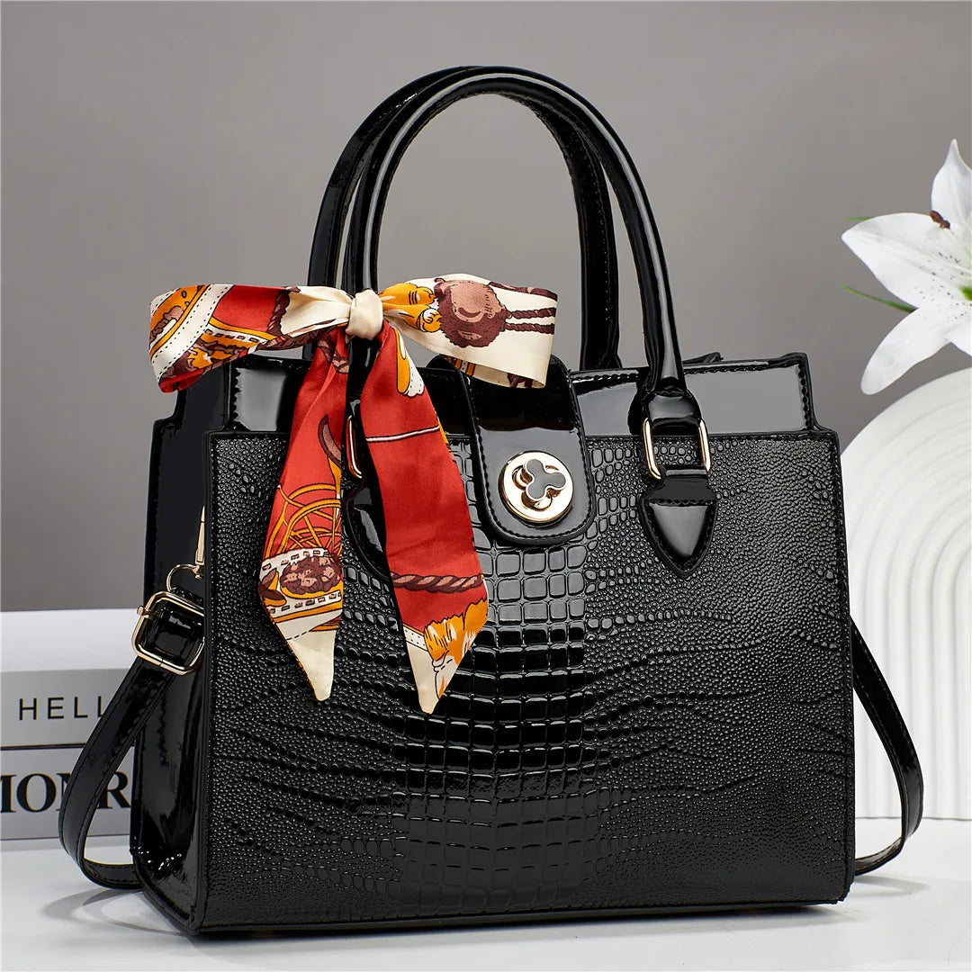 Women's Messenger Handbag – High Capacity | PU Leather Shoulder Bag