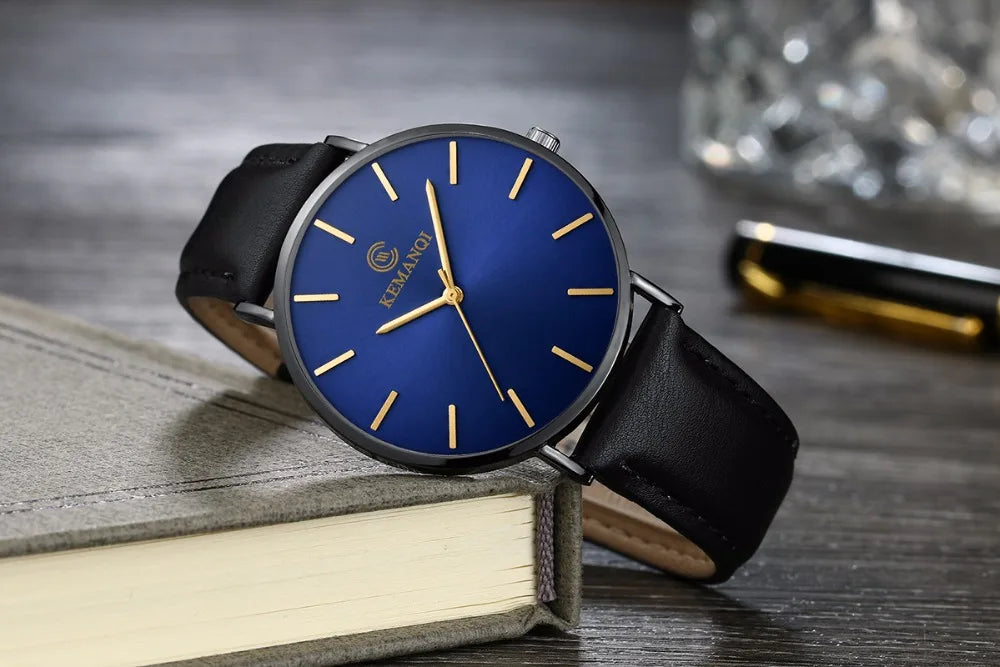 Ultra-Thin Men's Quartz Dress Watch