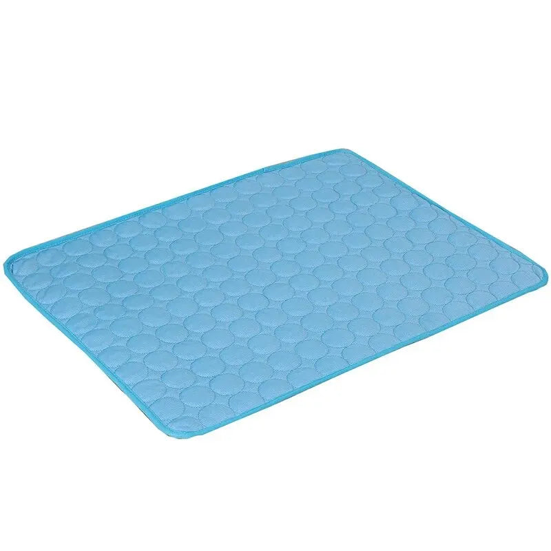 Pet Cooling Mat – Summer Ice Silk Sleeping Pad for Cats & Dogs