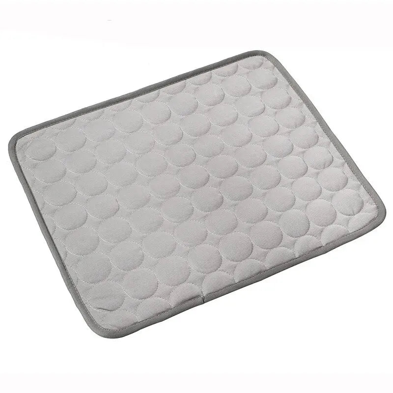 Pet Cooling Mat – Summer Ice Silk Sleeping Pad for Cats & Dogs