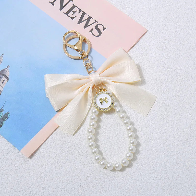 Large Bow Keychain – Cute Bag Charm & Hanging Ornament for Bags, Keys & Headphone Cases