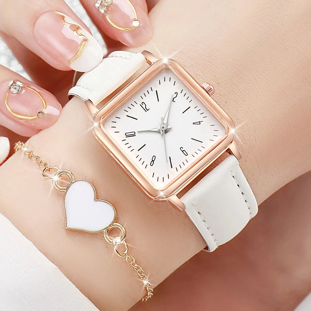 Minimalist Quartz Watch – Leather Strap Fashion Watch for Women & Men