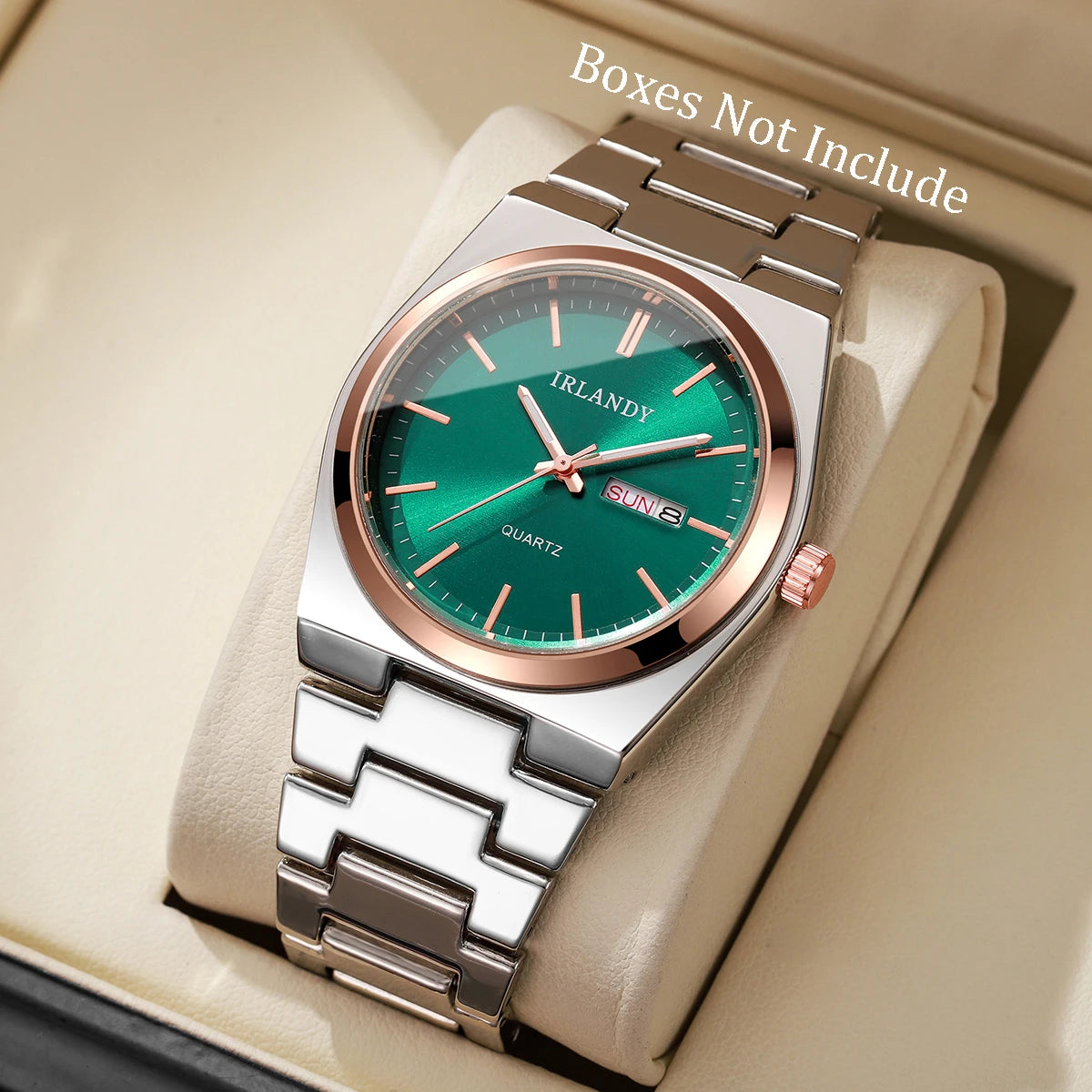 Men's Slim Quartz Watch with Calendar
