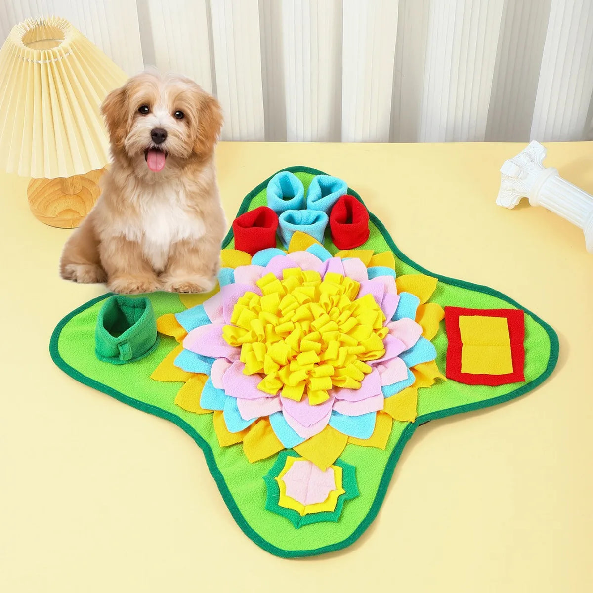 Snuffle Mat for Dogs – Interactive Feeding Puzzle, Anti-Boredom & Natural Foraging Enrichment