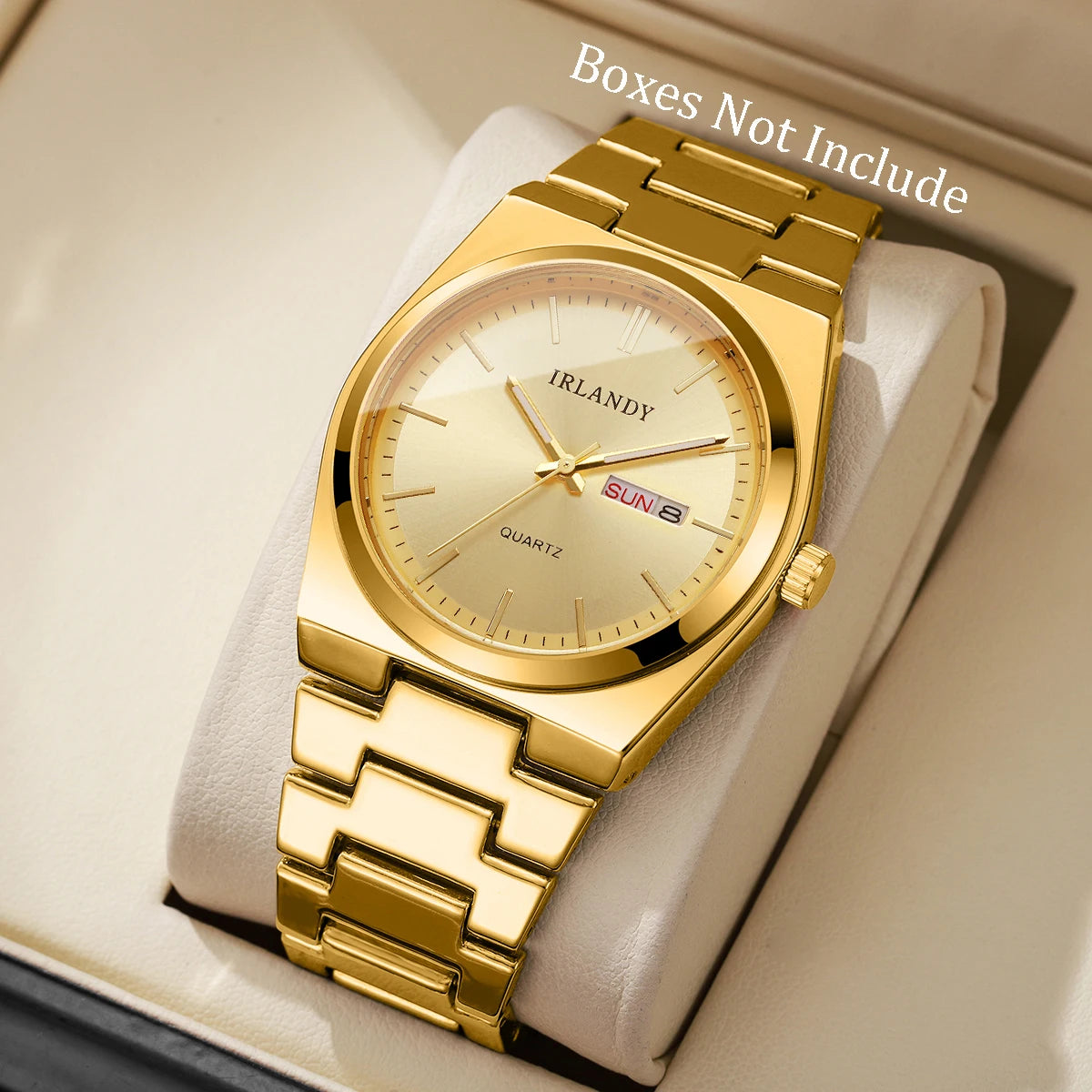 Men's Slim Quartz Watch with Calendar