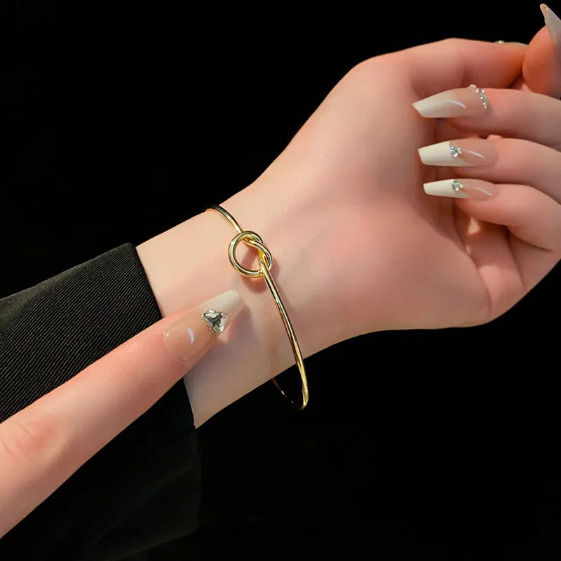 Stainless Steel Twist Cuff Bracelet