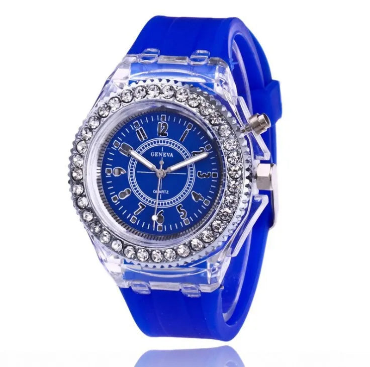 LED Flash Luminous Watch
