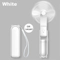 Raugee Pocket Fan with Power Bank – Foldable Mini Handheld Fan, 2000mAh, 48H Battery, Ultra-Quiet 20dB