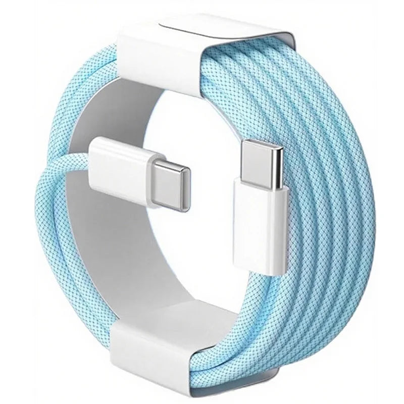 60W Nylon Braided USB-C Fast Charging Cable