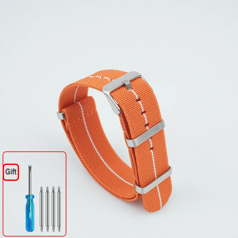 NATO Nylon Watch Band Strap – Elastic
