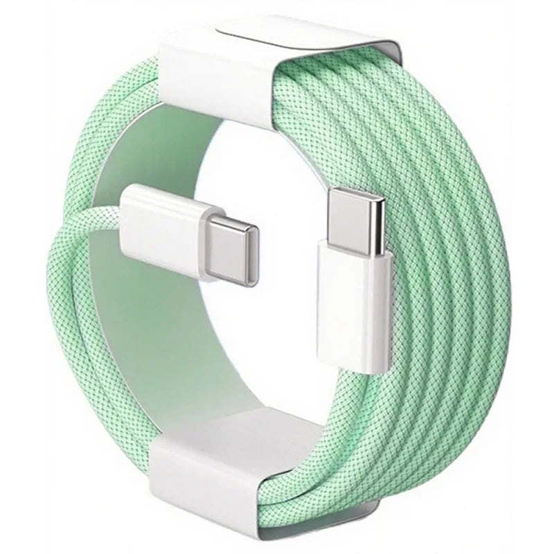 60W Nylon Braided USB-C Fast Charging Cable