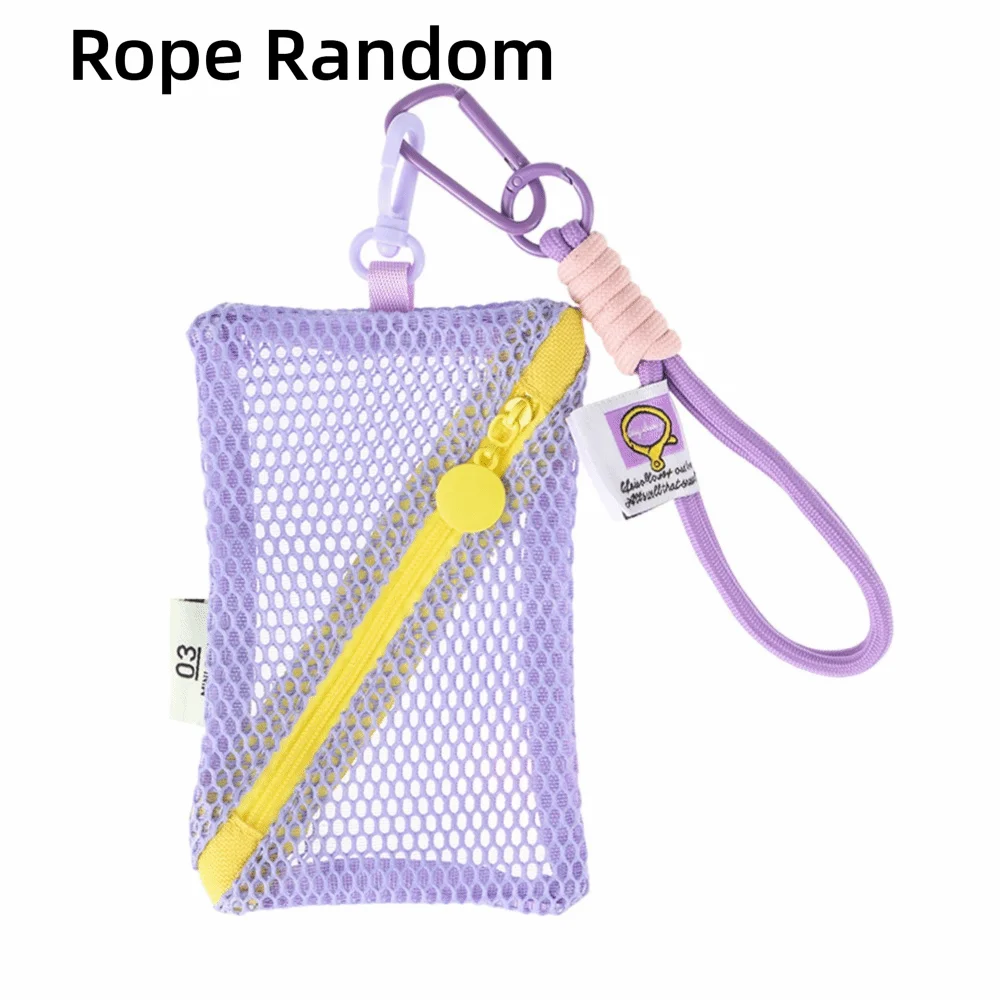 Candy Color Mesh Cosmetic Storage Bag