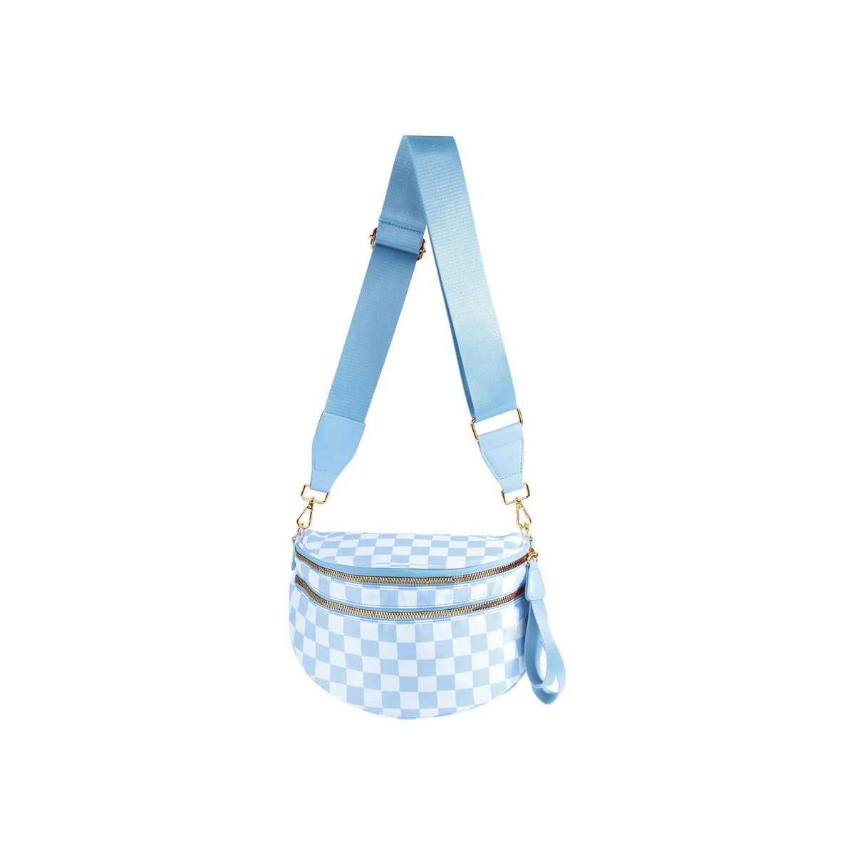 Women's Checkered Crossbody Waist Bag