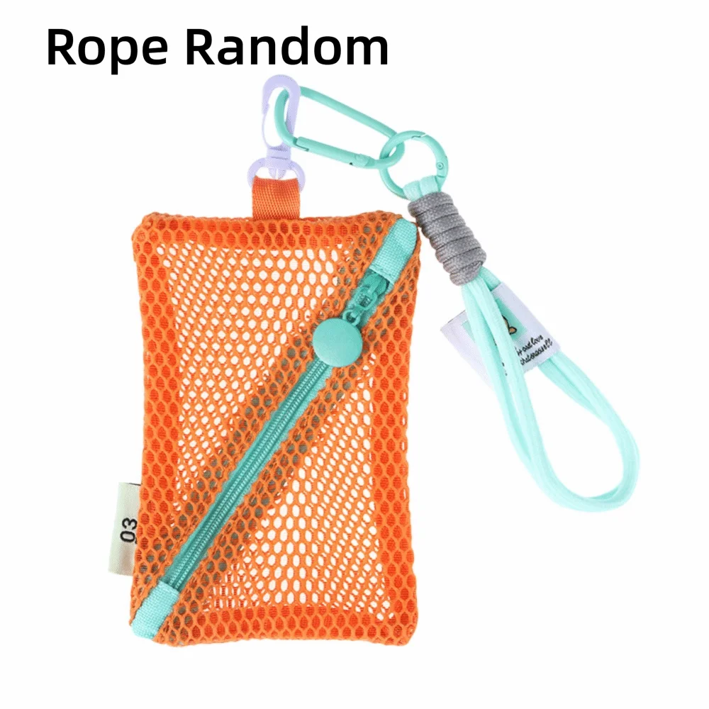 Candy Color Mesh Cosmetic Storage Bag