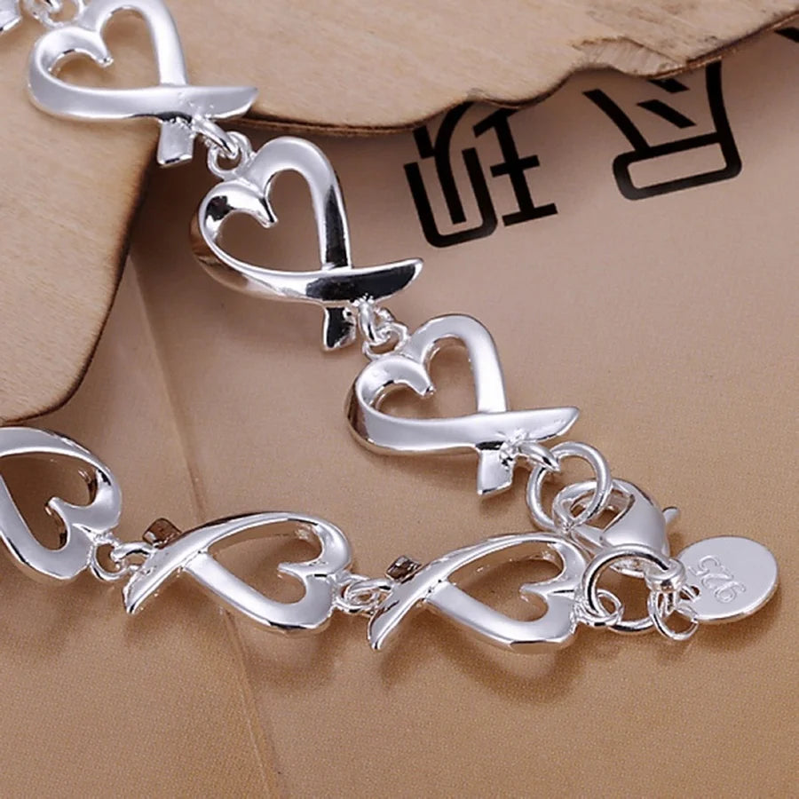 925 Sterling Silver Bracelet — Elegant Chain