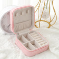 Travel Leather Jewelry Box – Single Layer