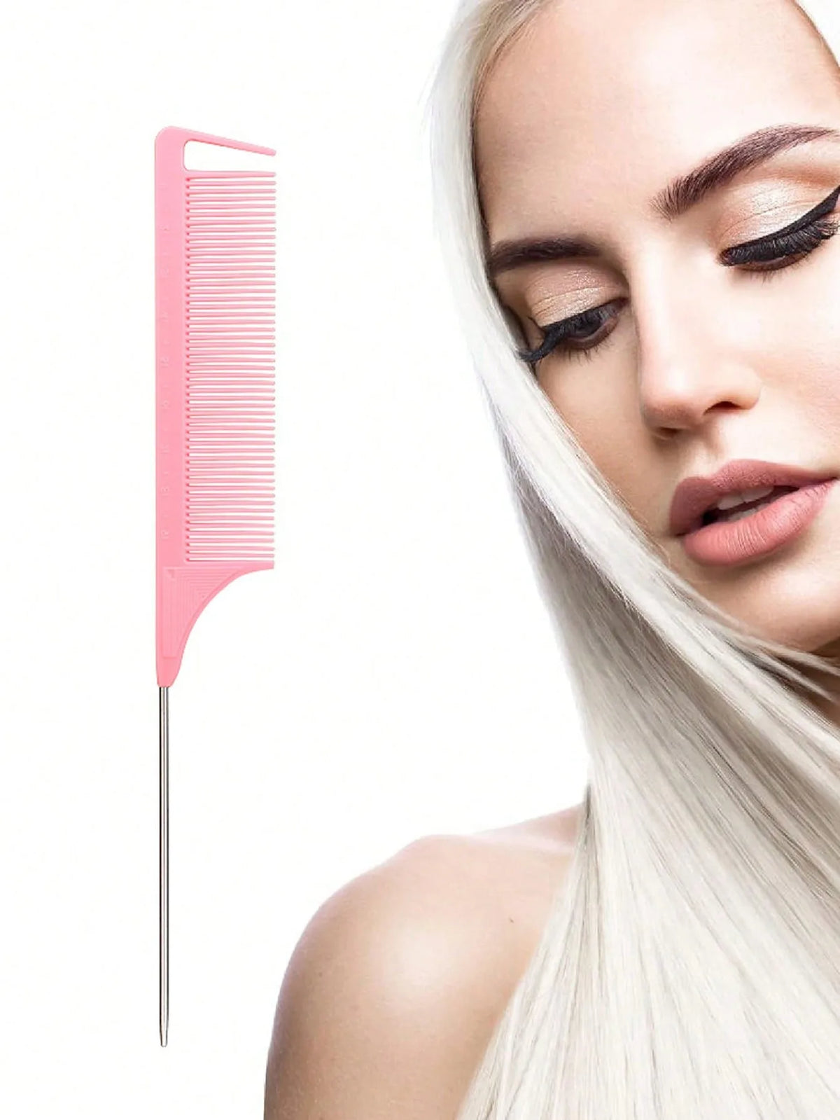Stainless Steel Rat Tail Comb – Hair Styling Tool