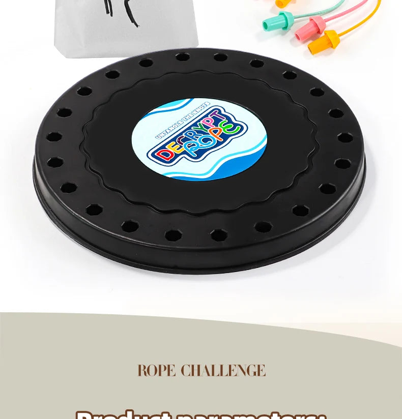 Rope Untangle Puzzle Game – Logic & Strategy Brain Teaser for Kids