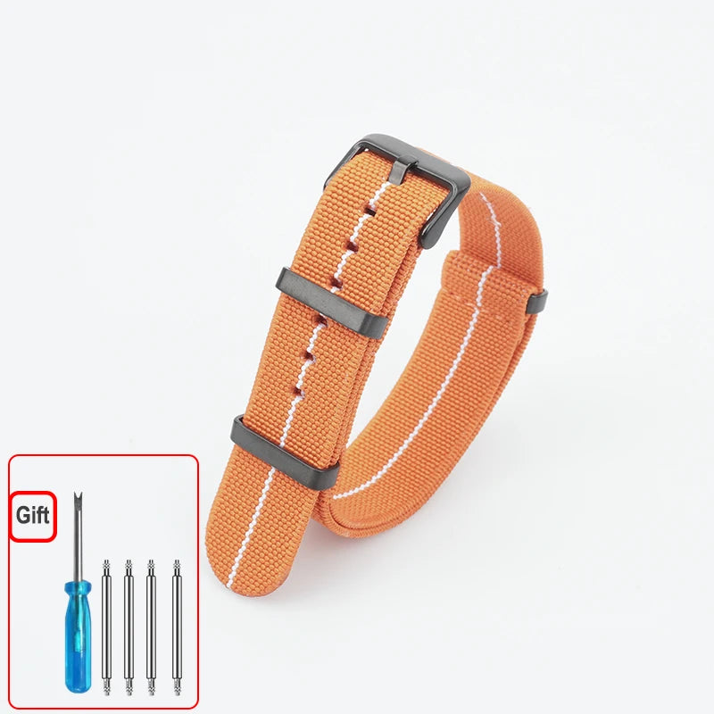 NATO Nylon Watch Band Strap – Elastic