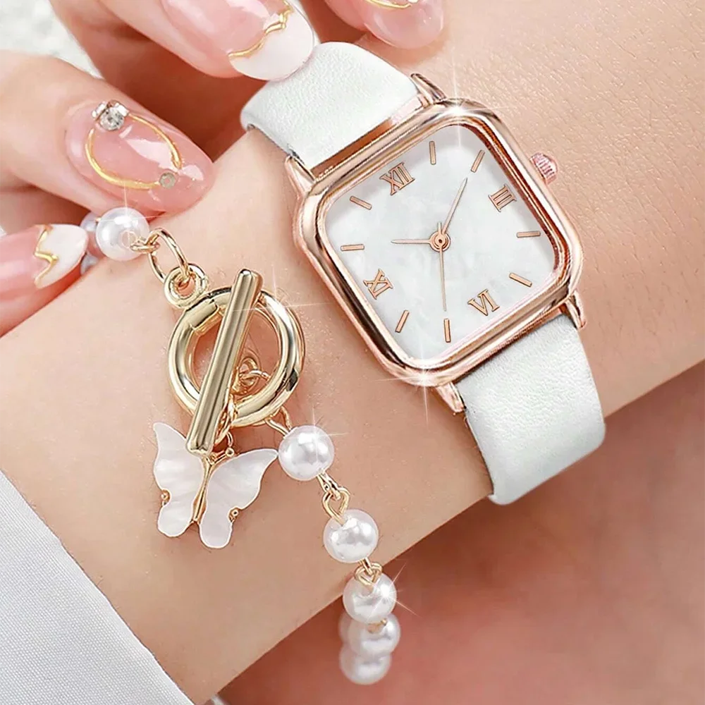 Minimalist Quartz Watch – Leather Strap Fashion Watch for Women & Men