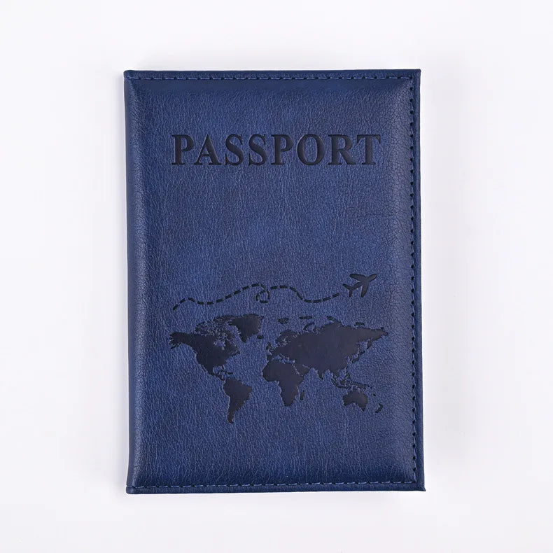 PU Leather Passport Holder – Travel Wallet & ID Card Cover