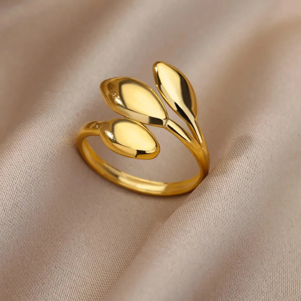 Gold Stainless Steel Ring