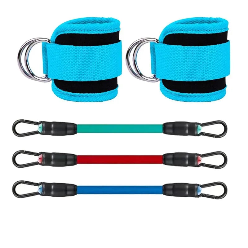 Ankle Strap Resistance Bands – Hip & Glute Workout Set for Gym & Home, Men & Women