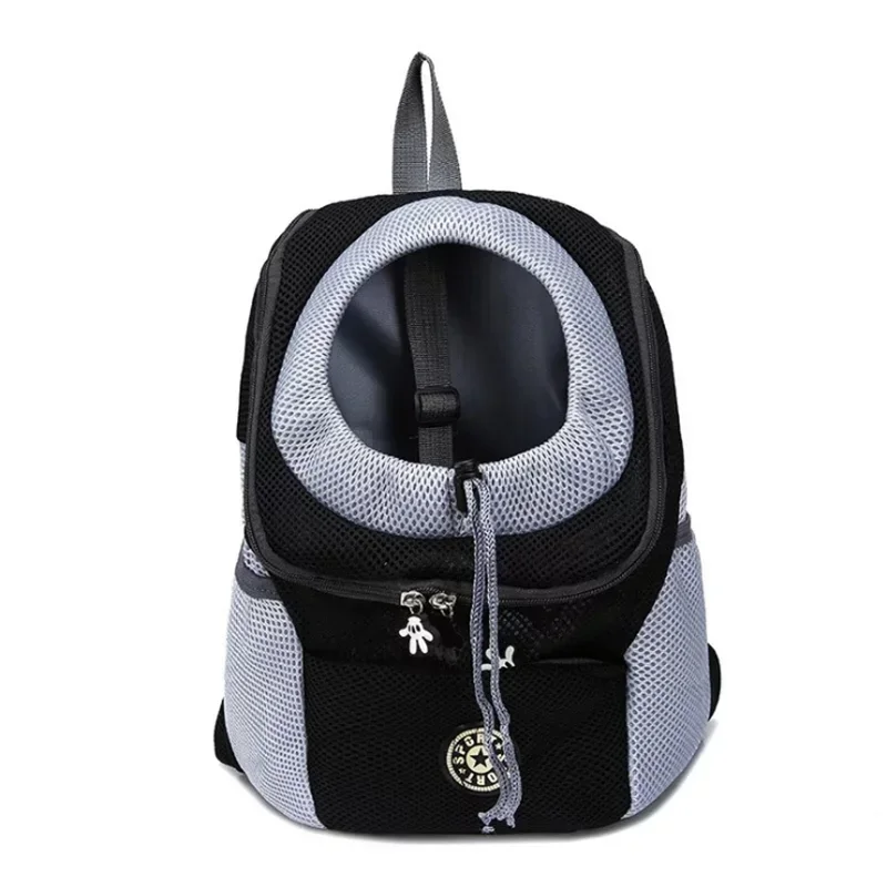 Dog Backpack Carrier — Travel Front Pack with Safety Reflector