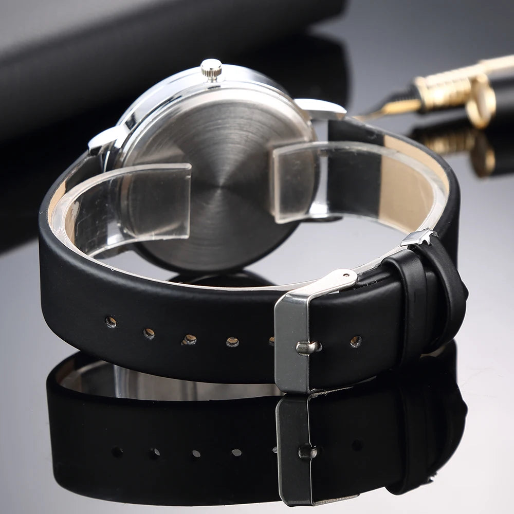 Women's Minimalist Quartz Watch – Stainless Steel Band, Numberless Dial | 7 Colors