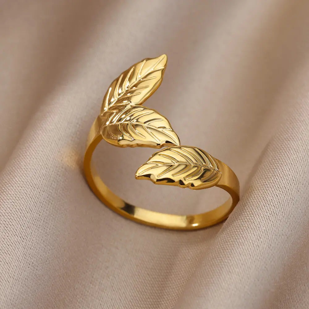 Gold Stainless Steel Ring