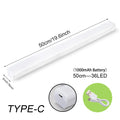LED Strip Night Light – Motion Sensor, USB-C Rechargeable, Cabinet & Stair Lamp
