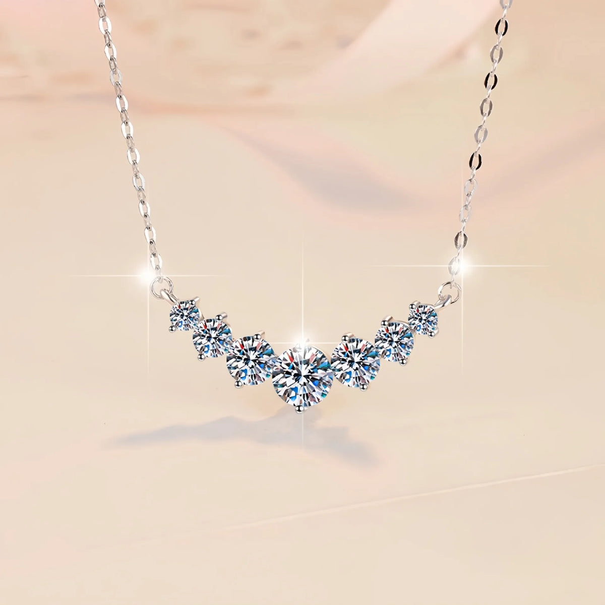 Sterling Silver Circle Pendant Necklace