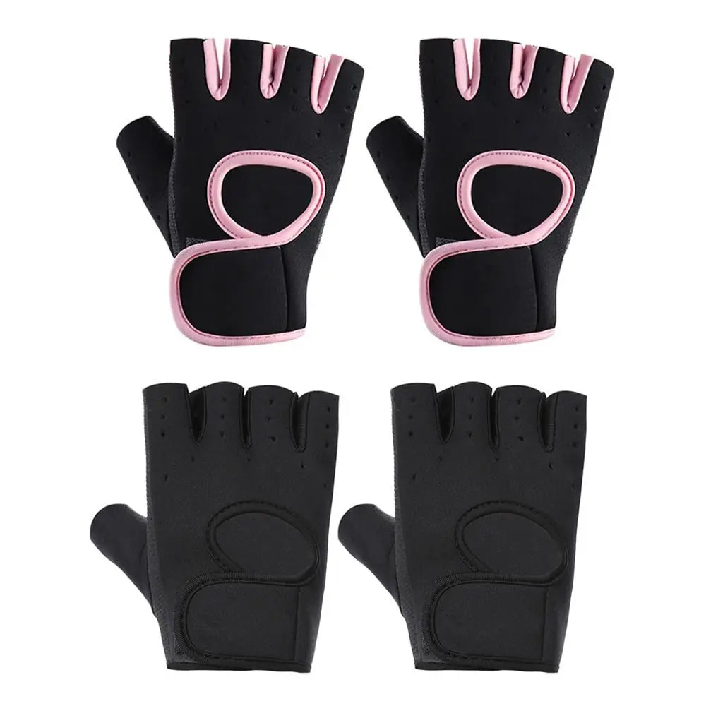 Half-Finger Weightlifting Gym Gloves – Non-Slip Gel Pad, Unisex
