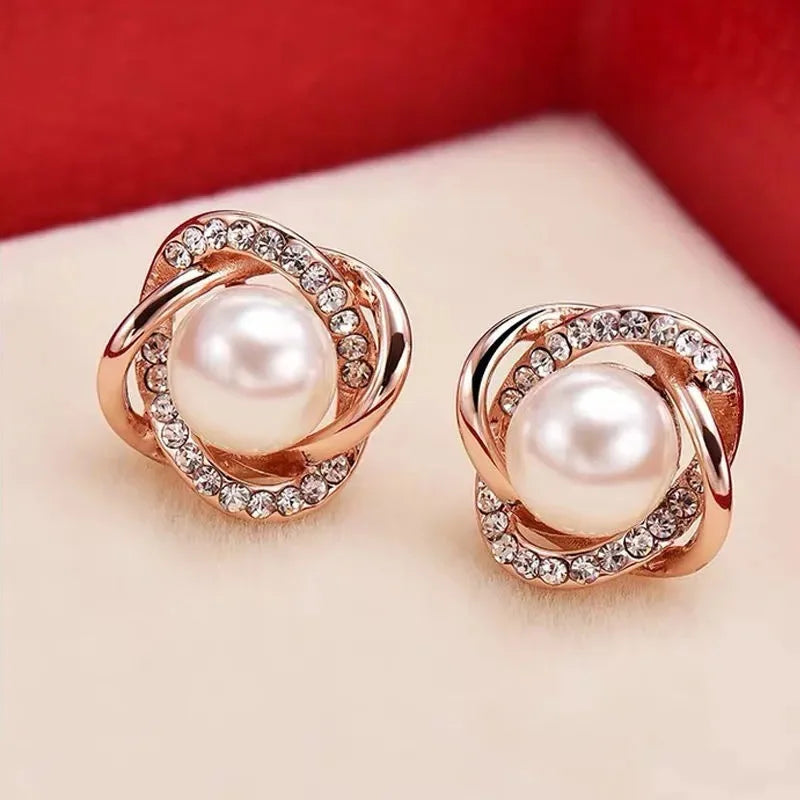Sterling Silver Bohemian Stud Earrings