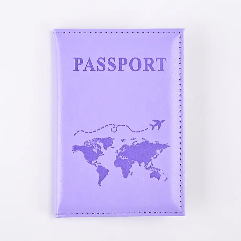 PU Leather Passport Holder – Travel Wallet & ID Card Cover