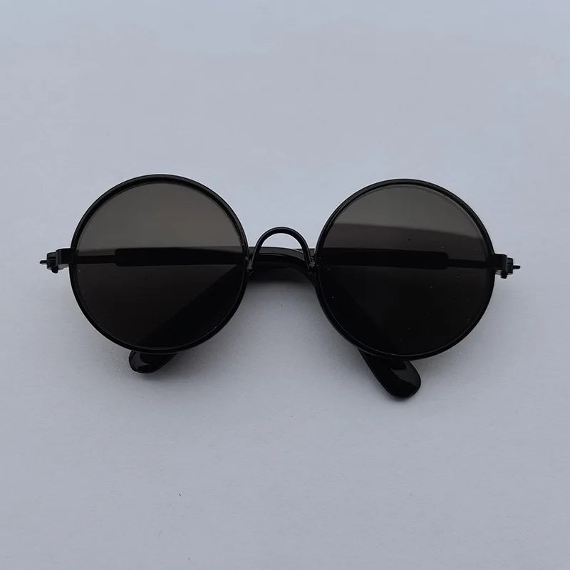 Vintage Round Sunglasses for Cats & Small Dogs – Photo Props & Cosplay