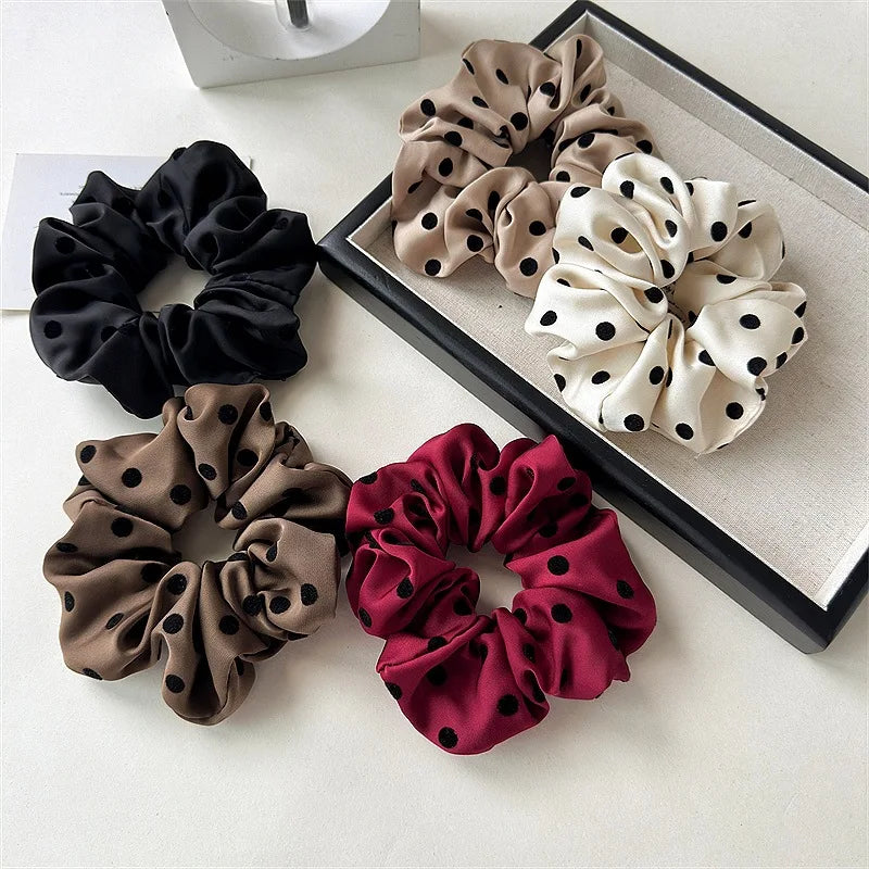 Satin Scrunchies – Korean Style Ponytail Holder