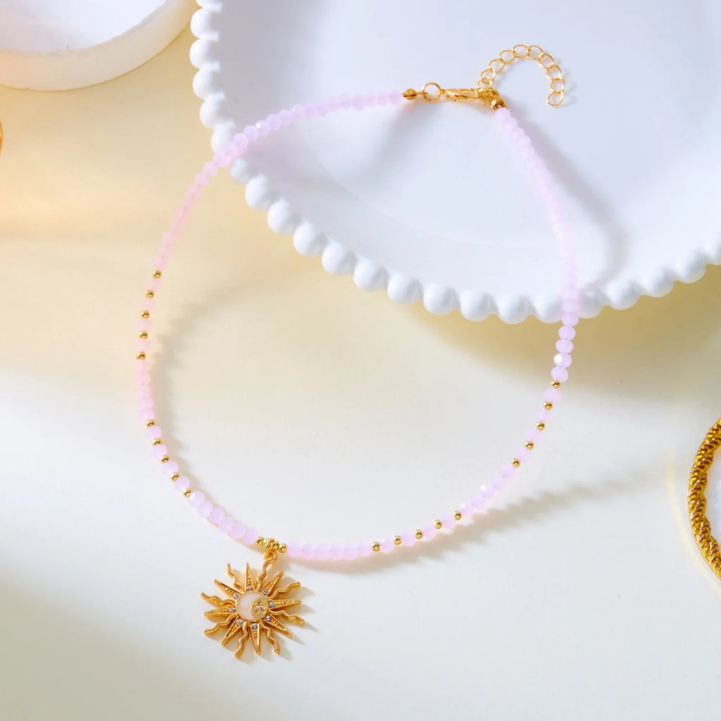 Sun Pendant Necklace